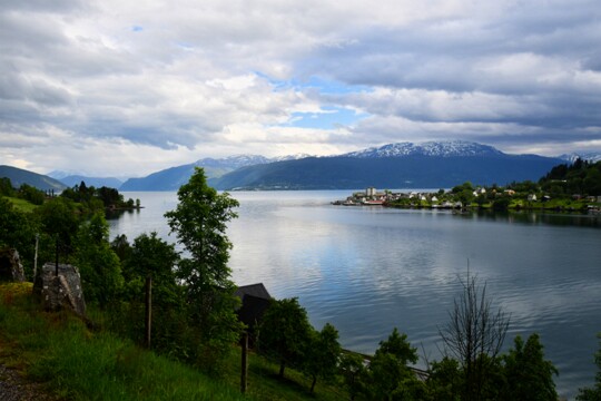 Norwegen004 Blick auf Balestrand