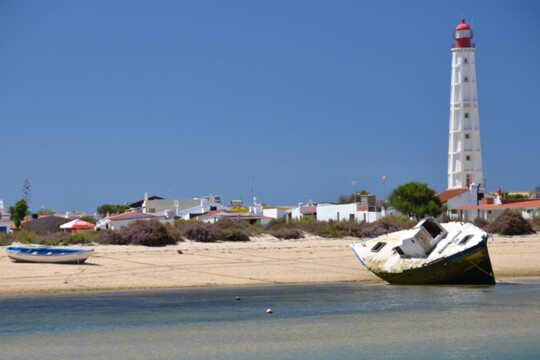 Farol Leuchtturm auf der Insel Farol