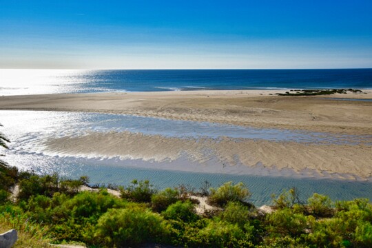 die Laguna von Casela Velha bei Ebbe